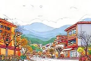《擂台上空的雨》横版封面，雨幕中高举拳套的年轻选手
